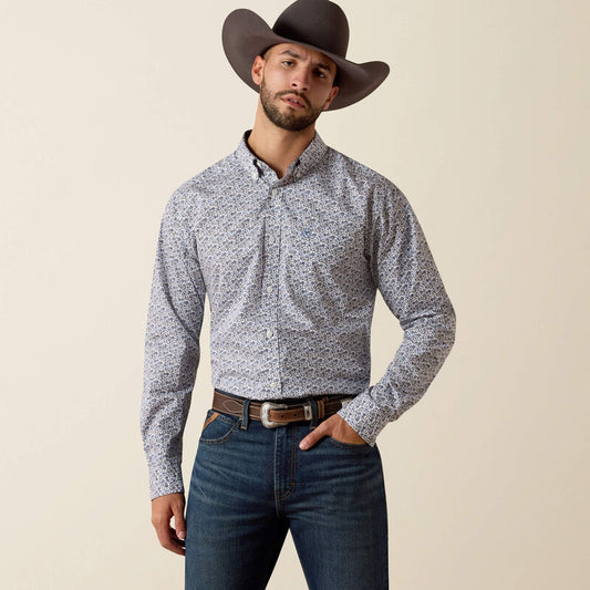 10073691 ARIAT Wrinkle Free Weaver Fitted Shirt