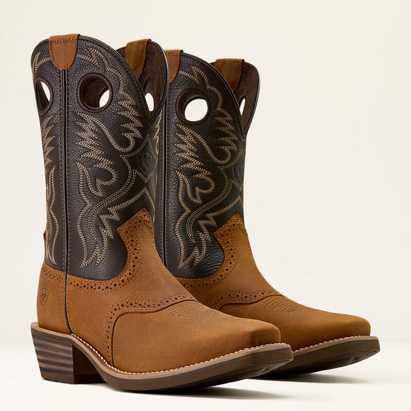 10074219 ARIAT HERITAGE ROUGHSTOCK SQUARE TOE