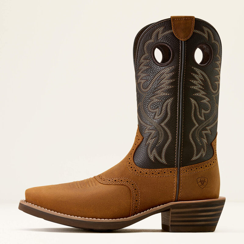 10074219 ARIAT HERITAGE ROUGHSTOCK SQUARE TOE