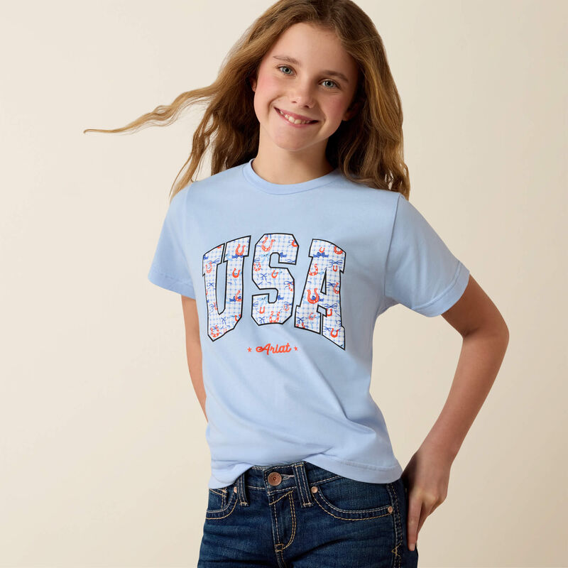 10080943 USA Horseshoe T-Shirt