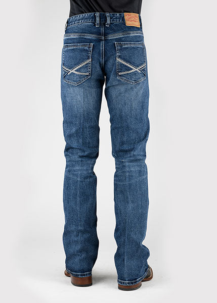 11-004-1015-6002 STETSON MENS JEAN  ROCKS FIT STRETCH DENIM - 1015
