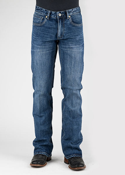 11-004-1015-6002 STETSON MENS JEAN  ROCKS FIT STRETCH DENIM - 1015