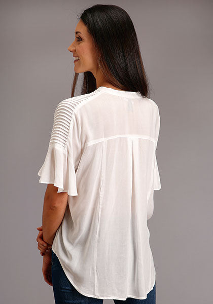 11-051-0592-0410 STETSON WOMENS S/S SHIRT BASIC SOLIDS