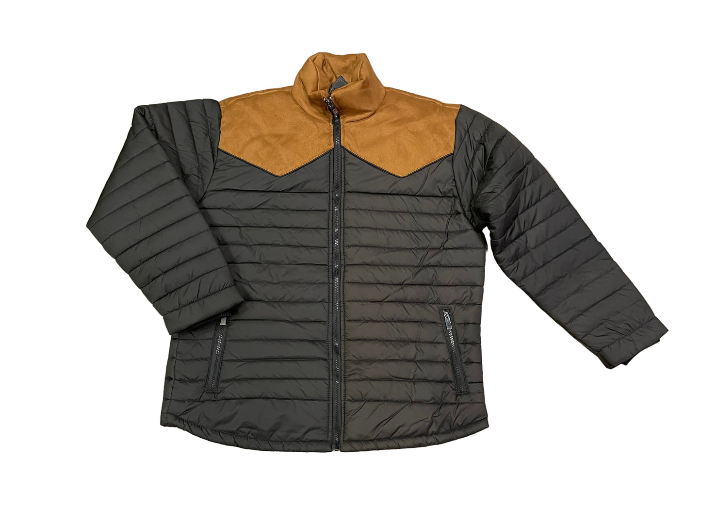 LAM6004 LAMASINI JACKET - BLACK/TAN