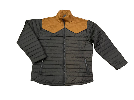 LAM6004 LAMASINI JACKET - BLACK/TAN