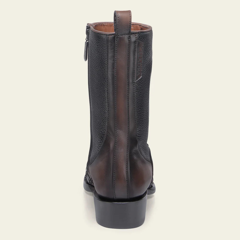 CU940 CUADRA MN CHOCOLATE & BLACK LASER BOOT
