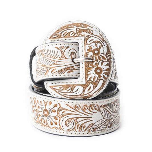 Talon High Desert Women's Belt In White: White
