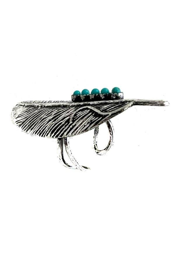 WESTERN CUFF RING: TURQUOISE