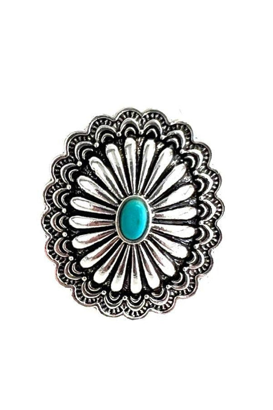 WESTERN CUFF RING: SILVER