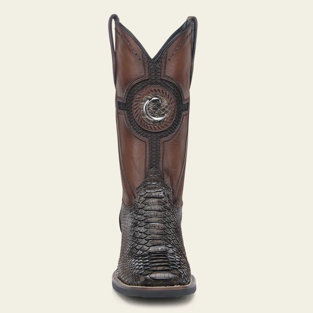 CU978 CUADRA BROWN PYTHON BOOTS