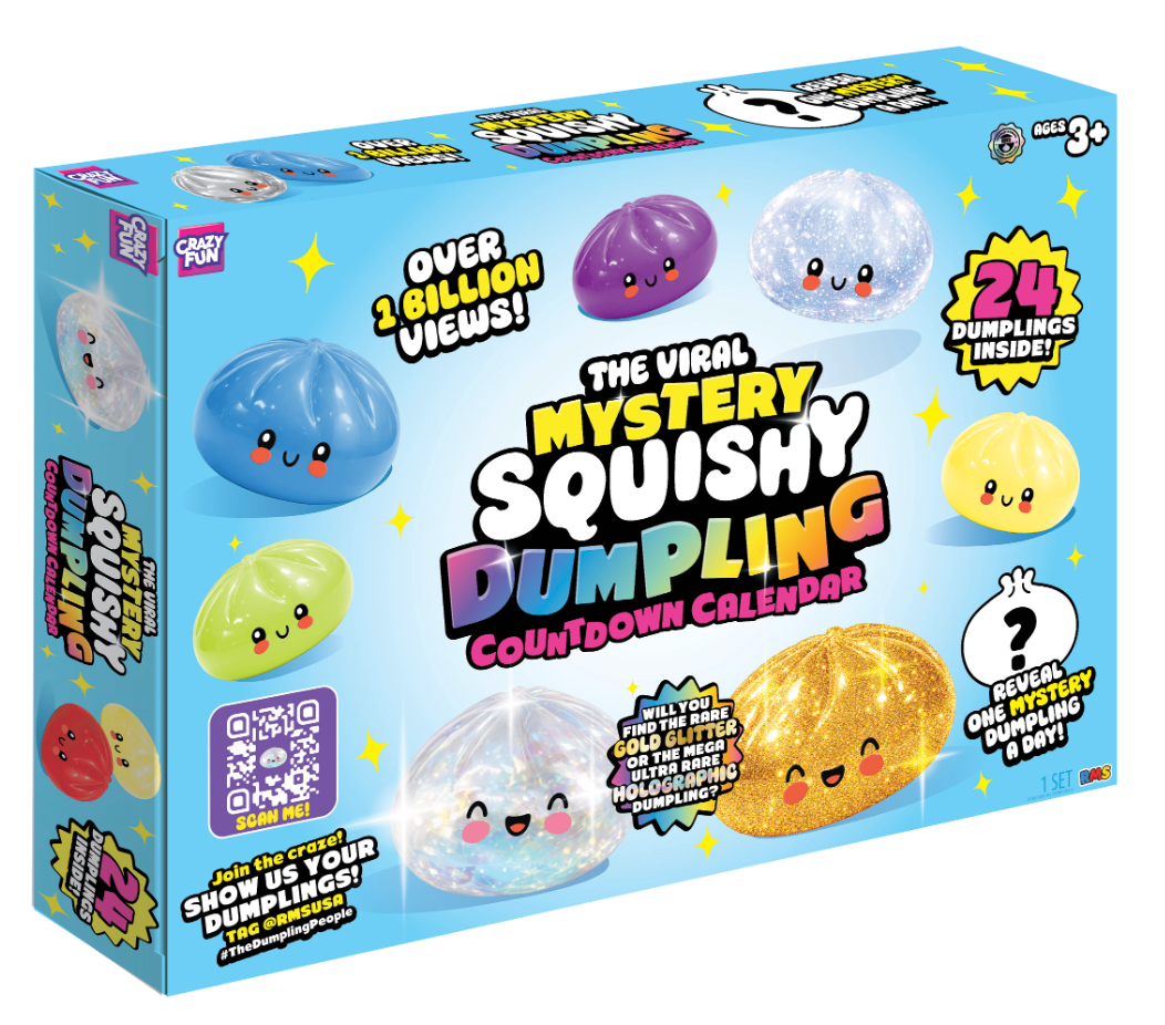 RMS® Crazy Fun™ Dumpling Advent Squishy Calendar 2026 24pc