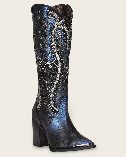 CU727 CUADRA TALL WESTERN STYLE BLUED BOOT