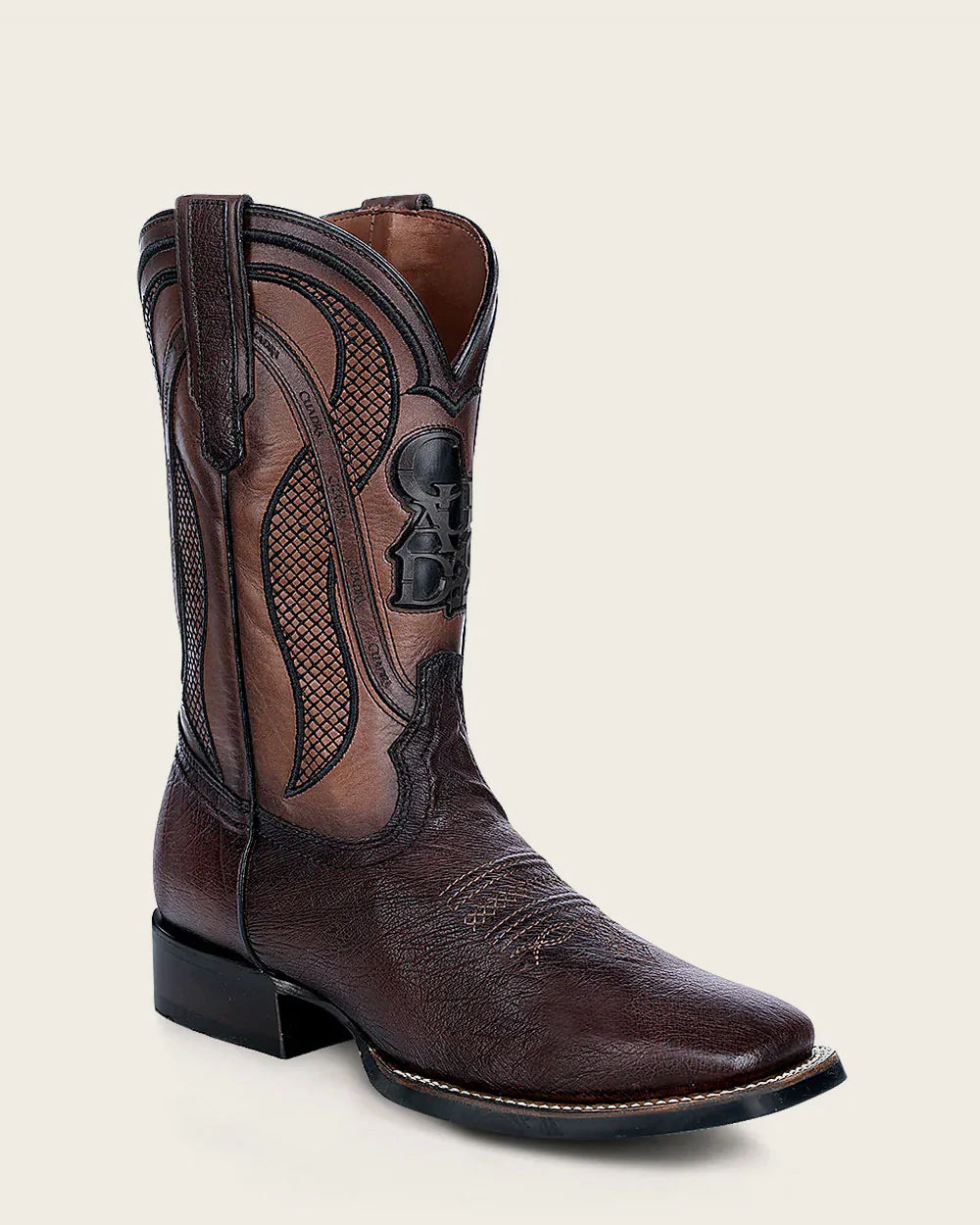 CU864 CUADRA HANDCRAFTED BROWN OSTRICH RODEO COWBOY BOOT