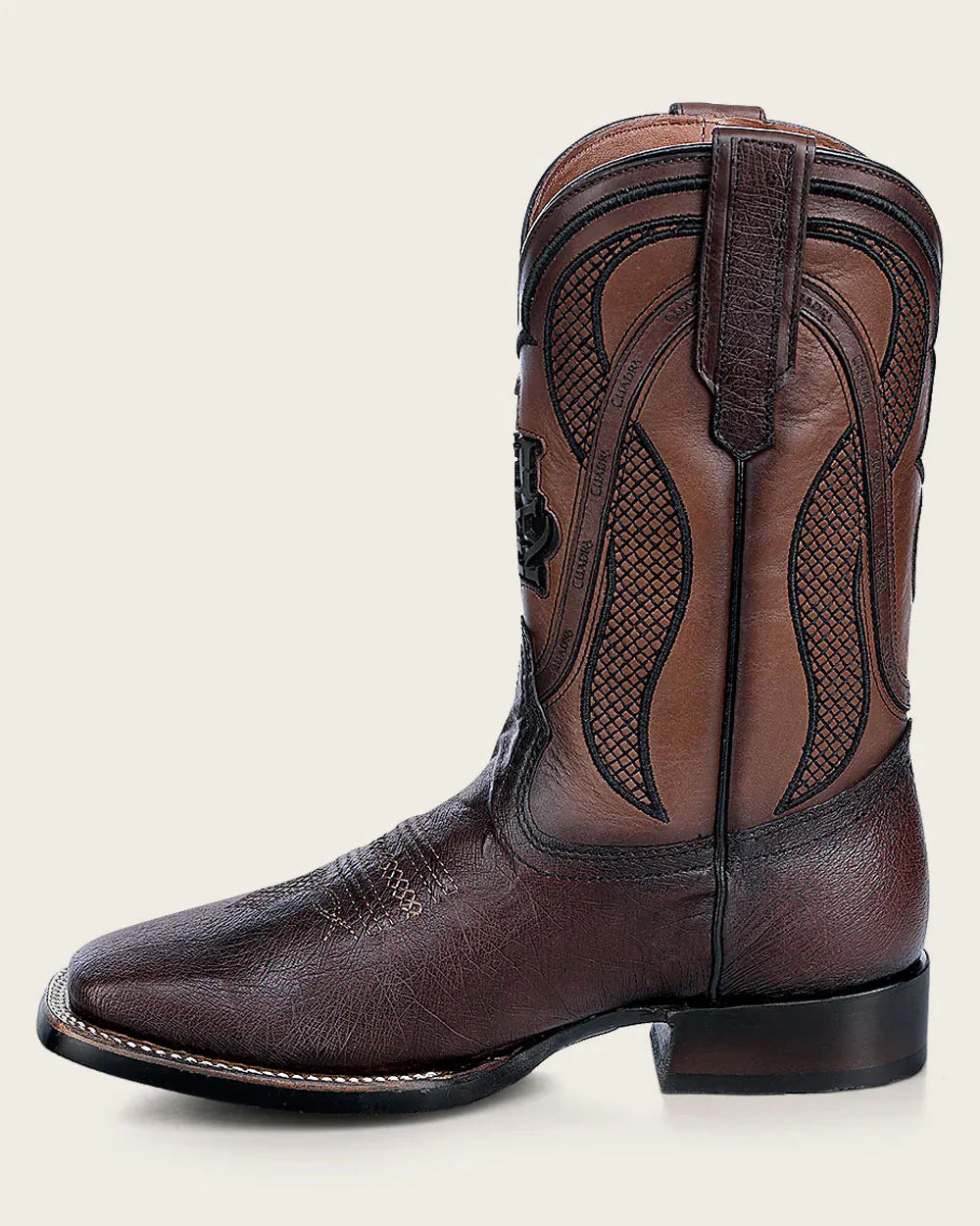 CU864 CUADRA HANDCRAFTED BROWN OSTRICH RODEO COWBOY BOOT