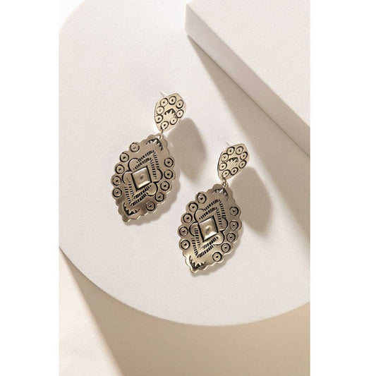 Antiqua Anne Earrings In Silver