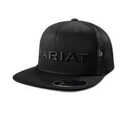 A300091801 ARIAT 3D EMBROIDERY BLACK CAP