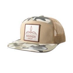 A3000920146 ARIAT 7 PANEL CAMO BOOT STITCH CAP