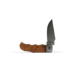 A710011002-M ARIAT FOLDING SMOOTH BROWN KNIFE