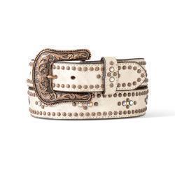 A15662216 ARIAT LADIES METALLIC BODY COPPER STUDS BELT