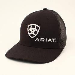 A300003001 ARIAT MENS CAP SHIELD BLACK