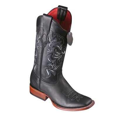 3222705N LOS ALTOS BLACK WIDE SQUARE TOE WM BOOT