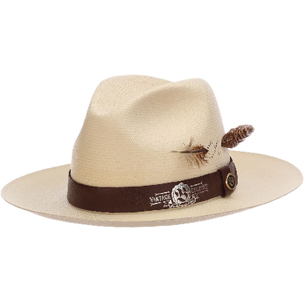 !HARNET 3 IVORY FEDORA HAT