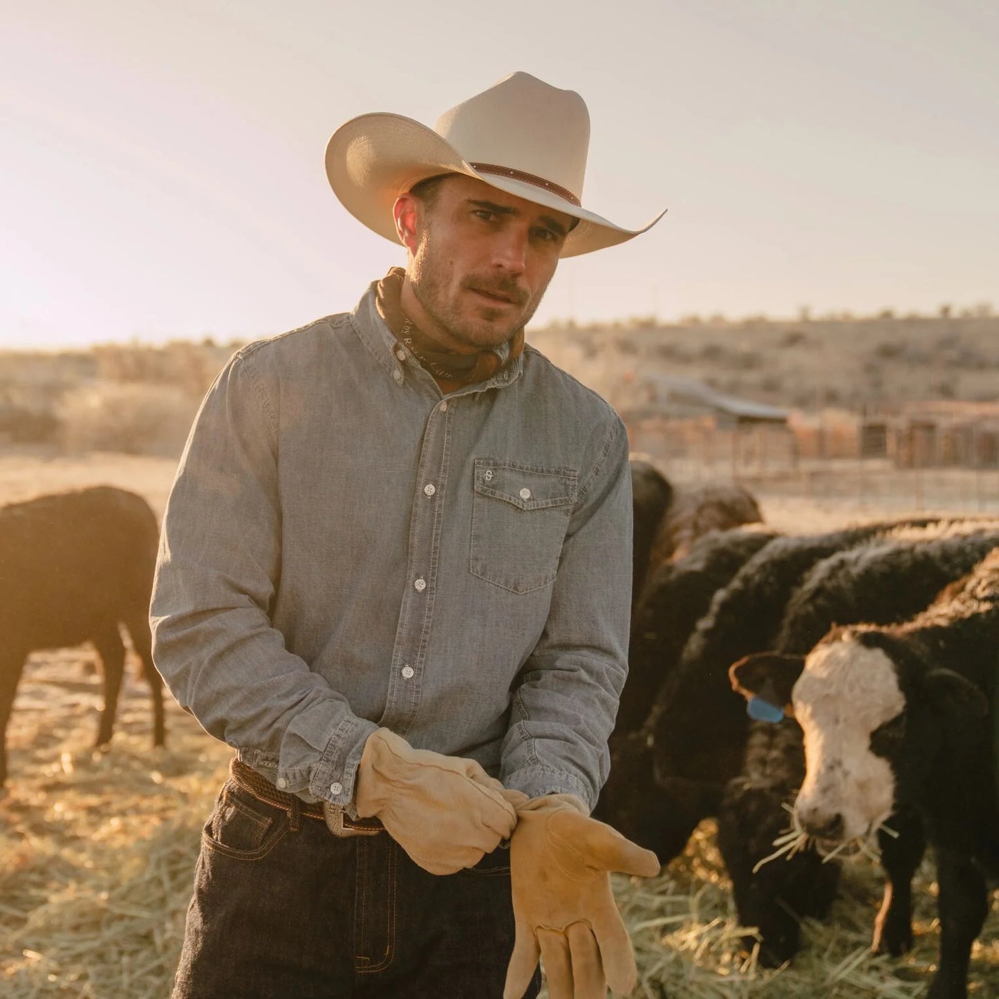 SSSTNH-6842-81-70 STETSON 10X STANHOPE STRAW COWBOY HAT