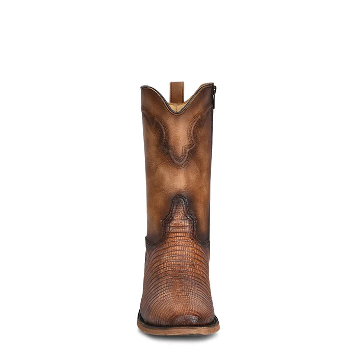 C3888 CORRAL MN SAN LIZARD EMBROIDERY & ZIPPER BOOT