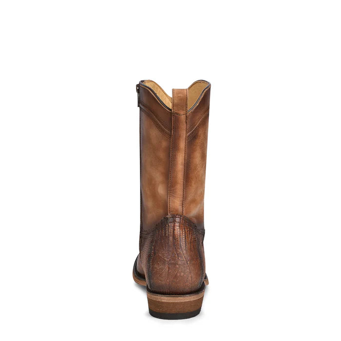 C3888 CORRAL MN SAN LIZARD EMBROIDERY & ZIPPER BOOT