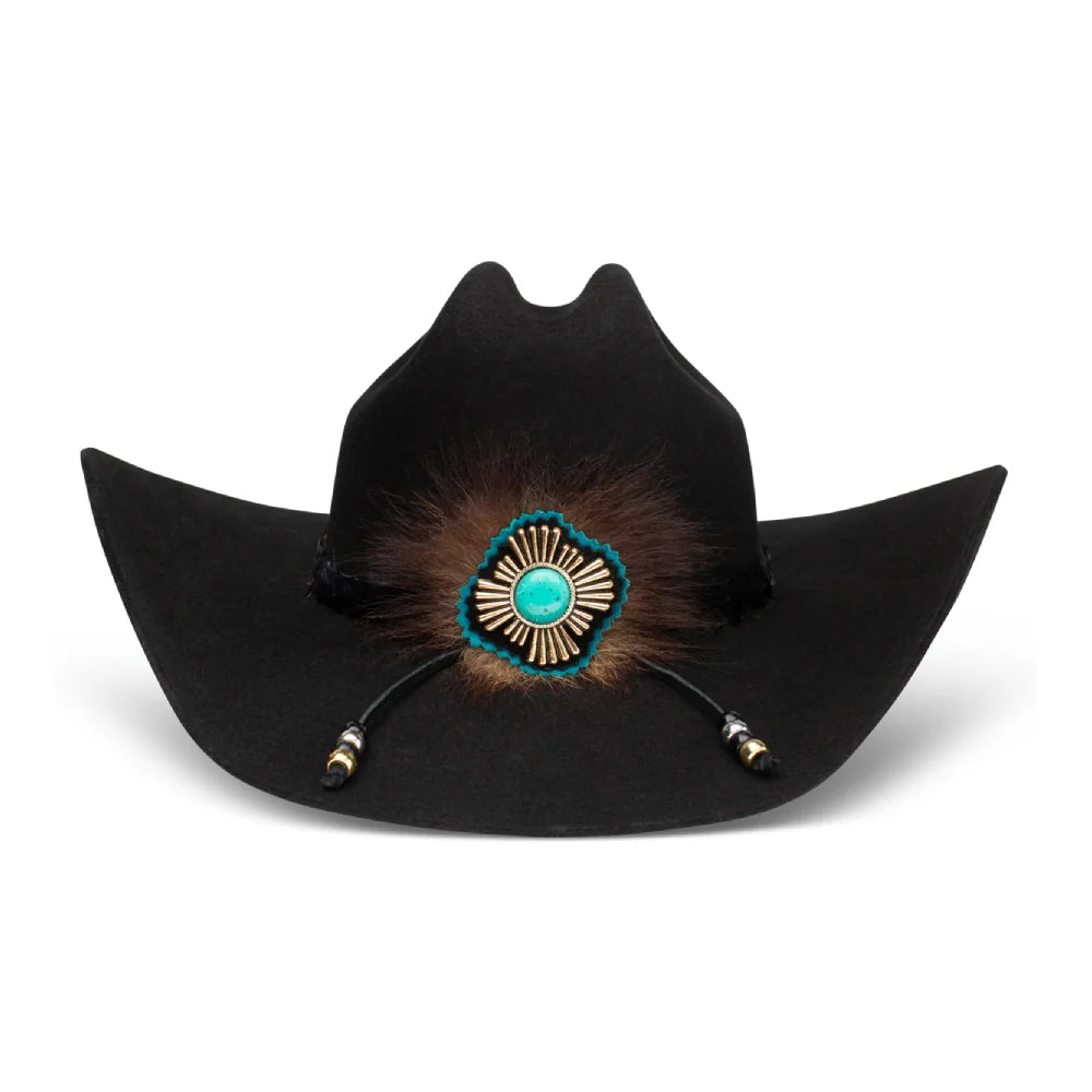 Country With A Flare Cowgirl Black Hat