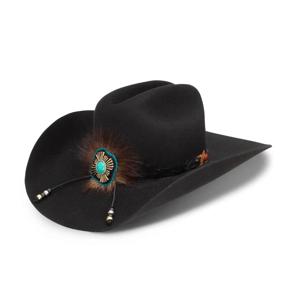 Country With A Flare Cowgirl Black Hat