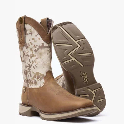 DDB0166 REBEL BY DURANGO DESERT CAMO PULL-ON WESTERN BOOT