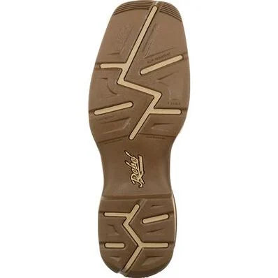 DDB0166 REBEL BY DURANGO DESERT CAMO PULL-ON WESTERN BOOT