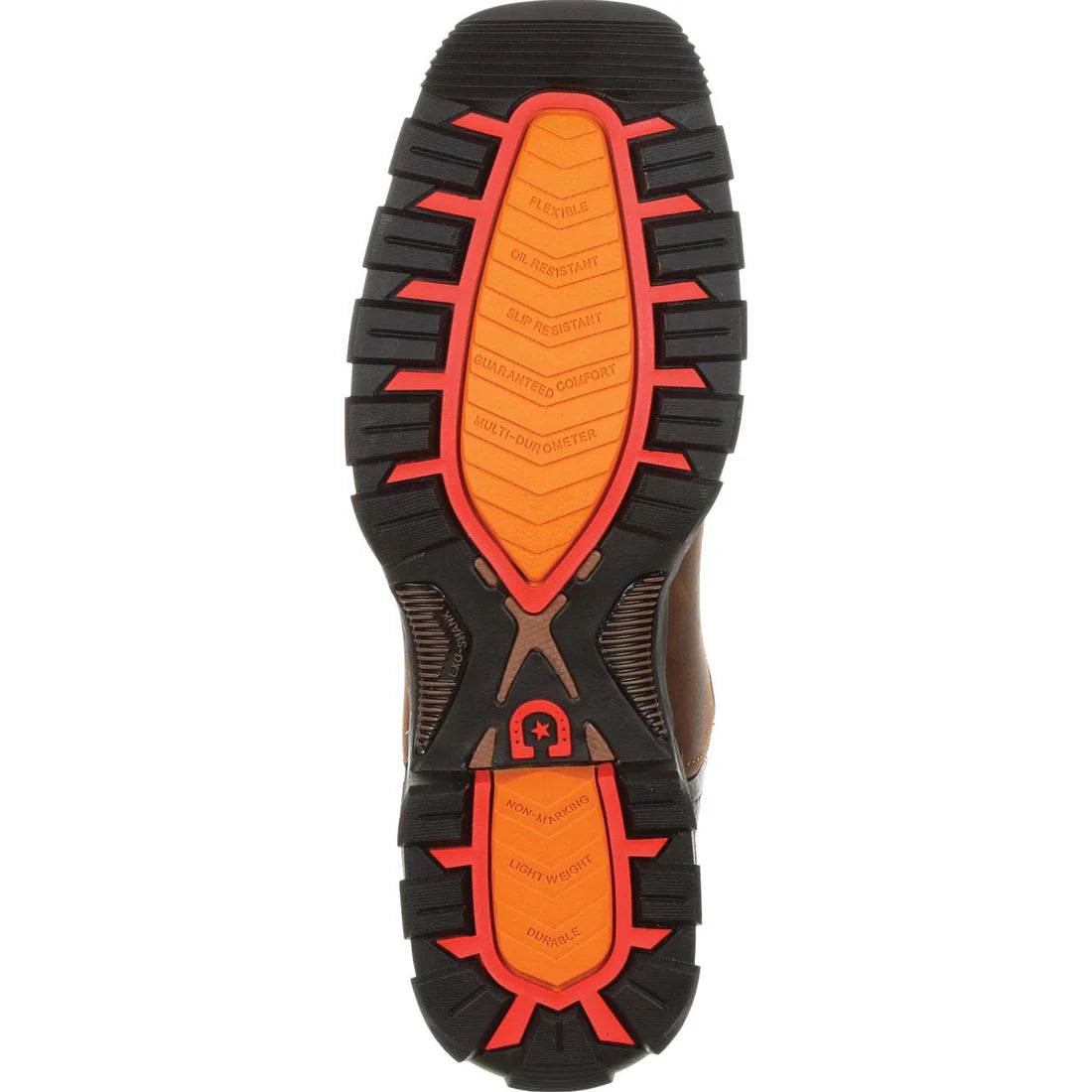DDB0177 MAVERICK XP BOOTS-BROWN/GREEN WATERPROOF