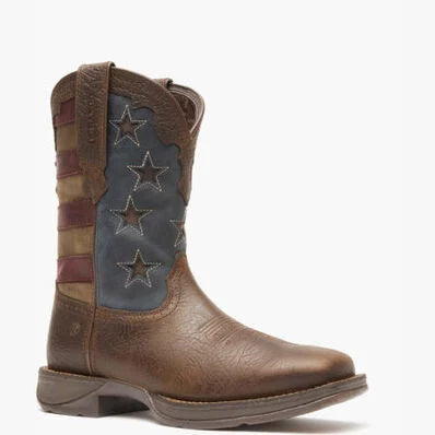 DDB0328 REBEL BY DURANGO VINTAGE FLAG WESTERN BOOT