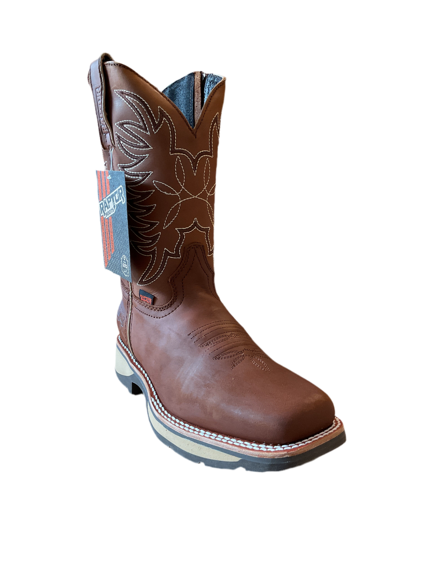 220 RAPTOR BROWN WESTERN BOOTS