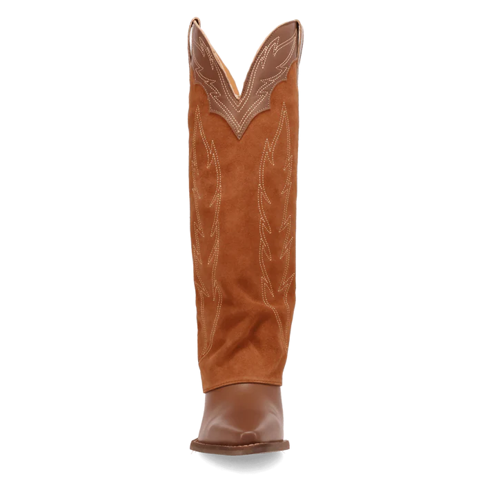 DI2280 DINGO WILD HORSES BROWN LEATHER BOOTS