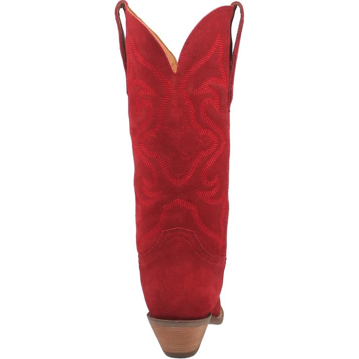 DI920 DINGO OUT WEST RED LEATHER BOOTS