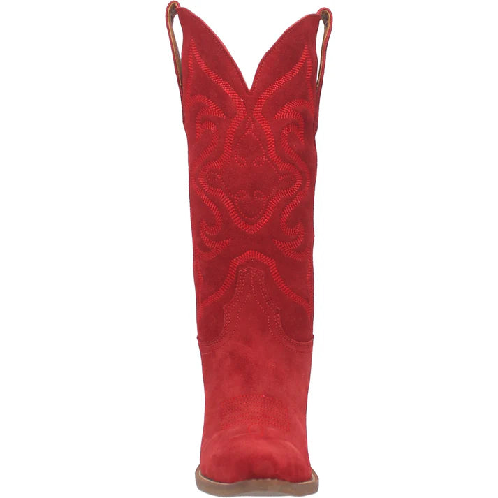 DI920 DINGO OUT WEST RED LEATHER BOOTS