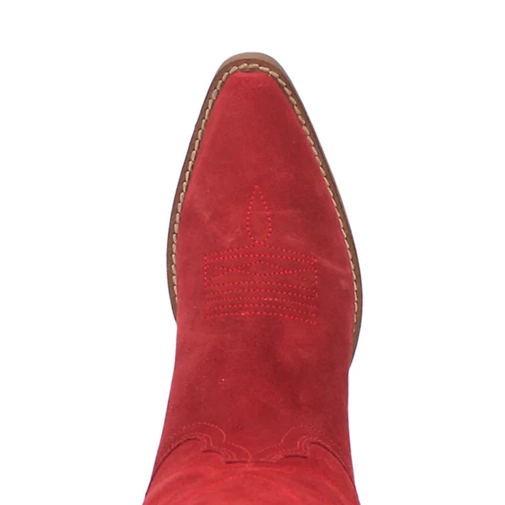 DI920 DINGO OUT WEST RED LEATHER BOOTS