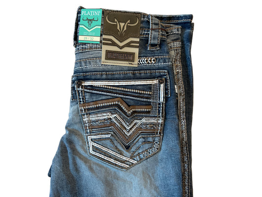 PHD11105 PLATINI SLIM BOOT CUT JEANS