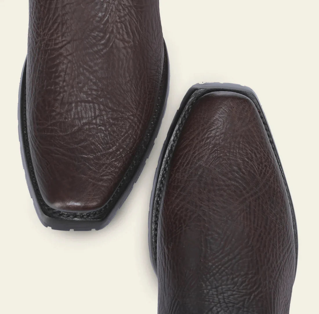 CU939 CUADRA URBAN ENGRAVED DARK BROWN BOOTS