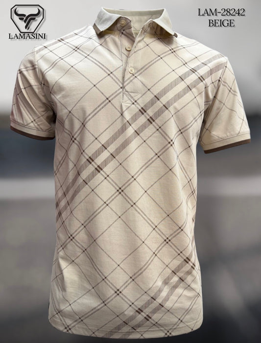 LAM28242 BEIGE POLO SHIRT