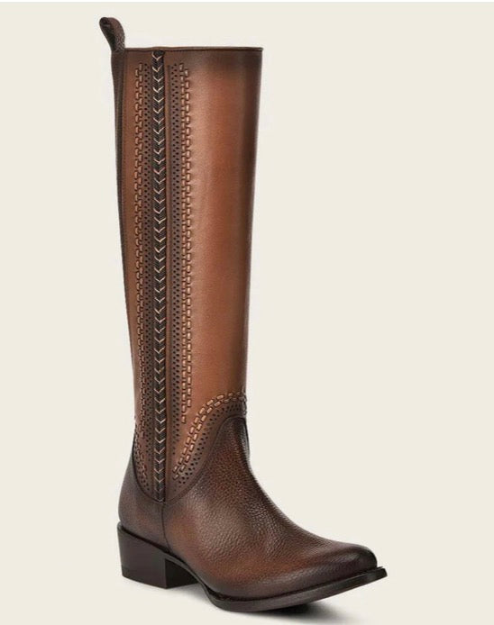 CU758 CUADRA WOMENS BROWN TALL BOOTS