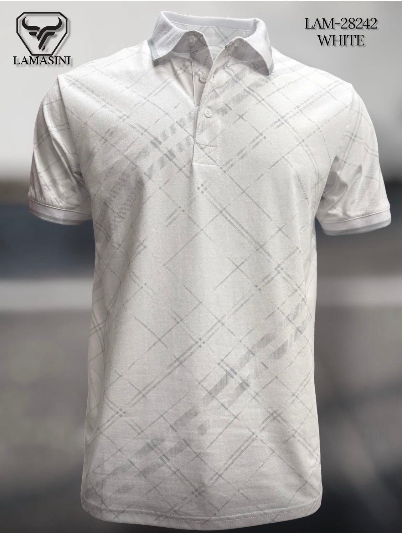 LAM28242 WHITE LAMISNI POLO
