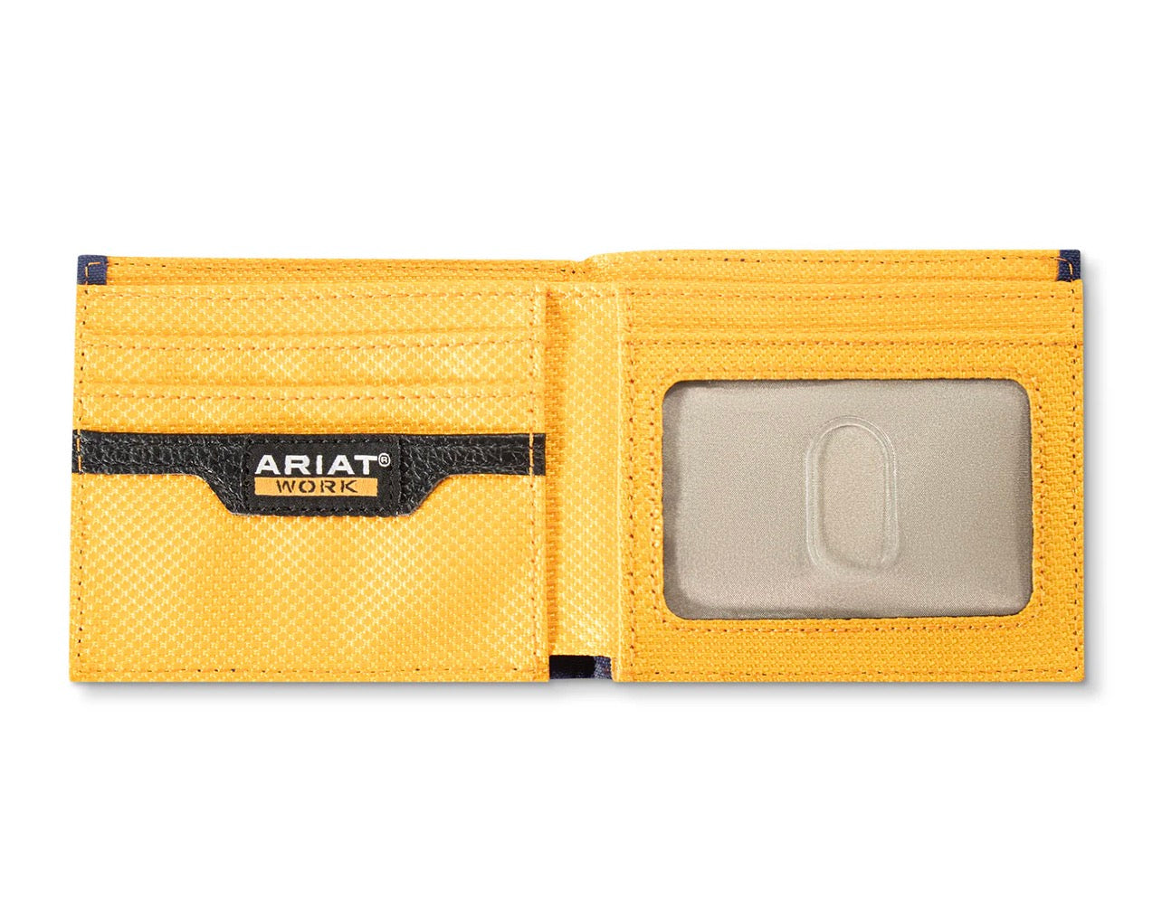 A3402527 ARIAT MEN'S ROUGHNECK BLACK WESTERN BIFOLD WALLET