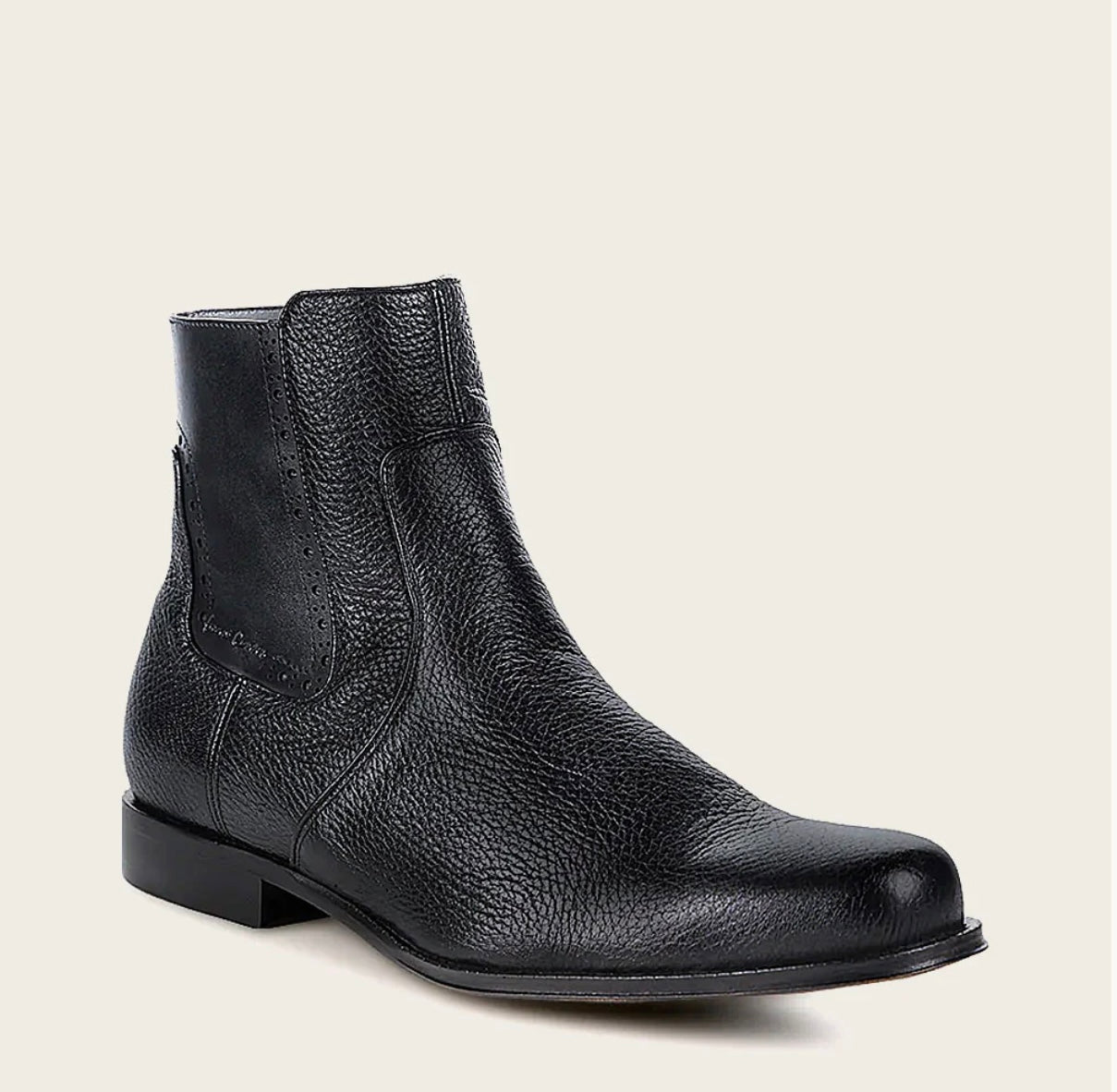 FC781 FRANCO CUADRA DRESS CASUAL BLACK DEER BOOTIE