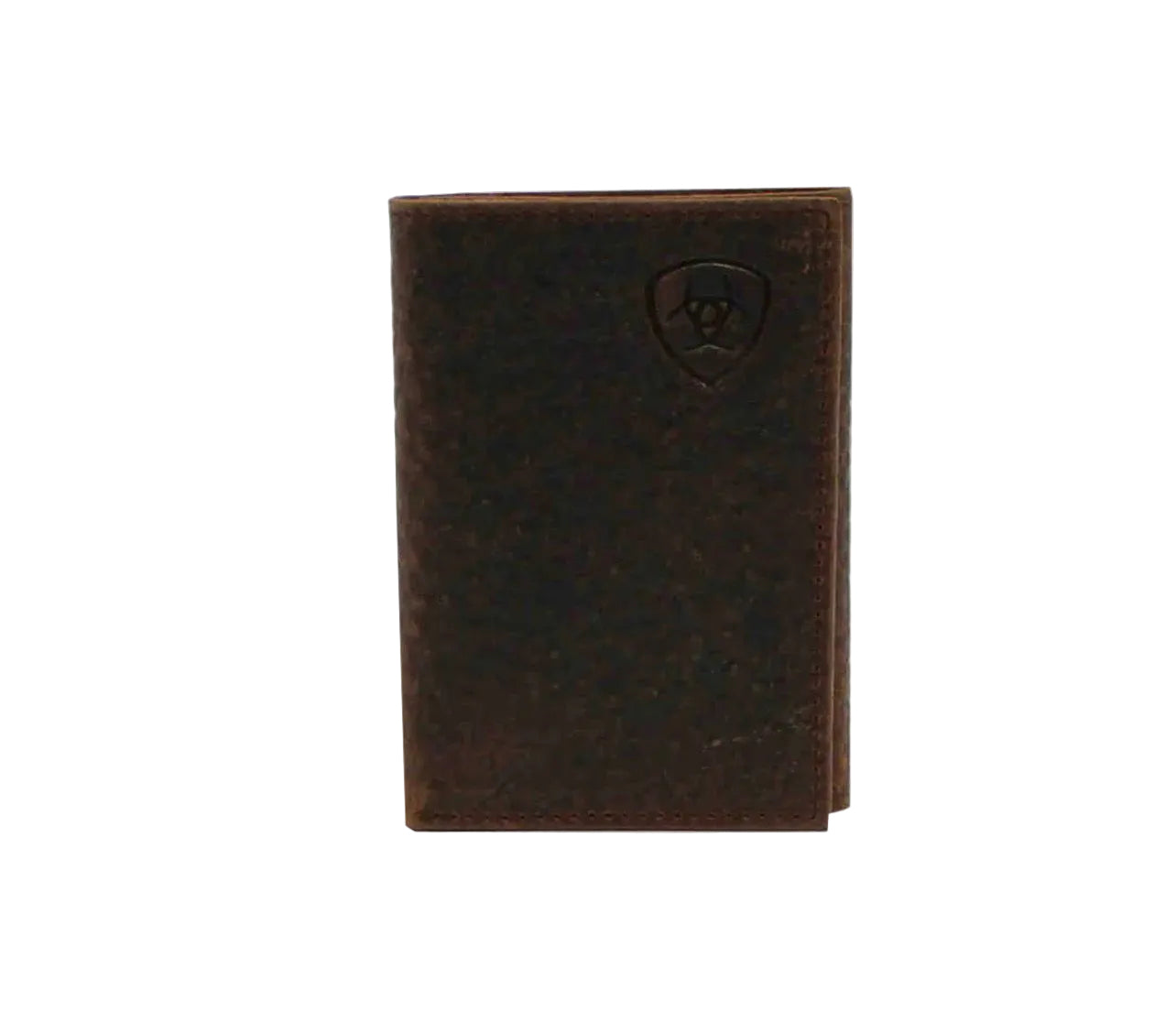 A3547502 ARIAT MEN'S SHIELD BOOT JACK EMBOSSED TRIFOLD WALLET
