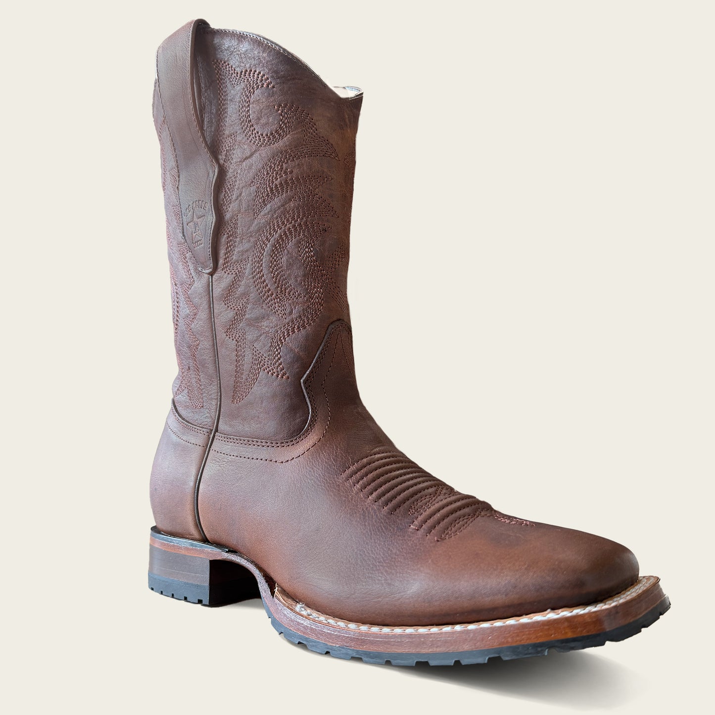 82T9940 LOS ALTOS WIDE SQUARE RAGE WALNUT BOOTS