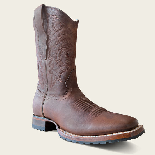 82T9940 LOS ALTOS WIDE SQUARE RAGE WALNUT BOOTS